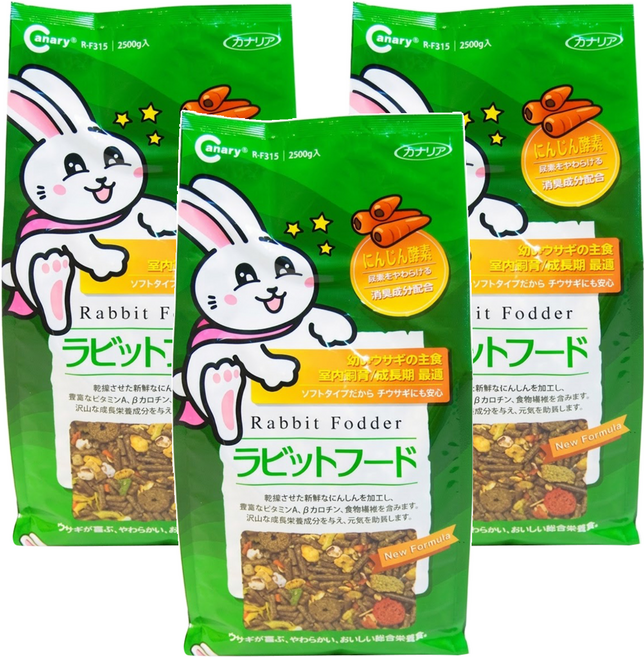 Canary 幼兔專用主食 r-f315, 2.5kg, 3入