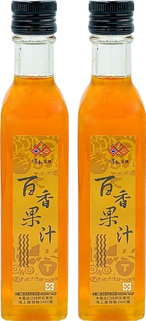 Puyyuma 埤南采風 台東地區農會 台東特產百香果汁, 250ml, 2瓶