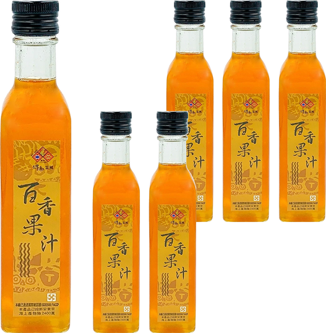 Puyyuma 埤南采風 台東地區農會 台東特產百香果汁, 250ml, 6瓶