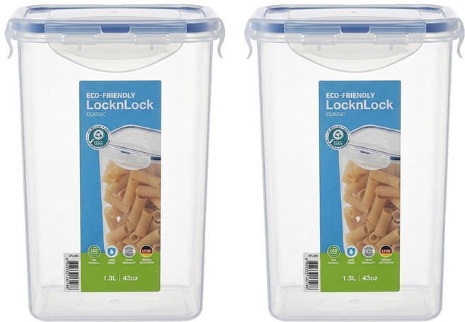 LocknLock 樂扣樂扣 PP微波保鮮盒 HPL809, 2組, 容器 + 蓋子