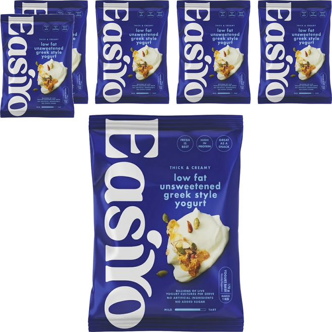 EasiYo 希臘優格粉 原味低脂, 170g, 1包, 6包
