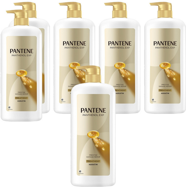PANTENE 潘婷 Prestige 損傷修護護髮素, 6個, 1.2L