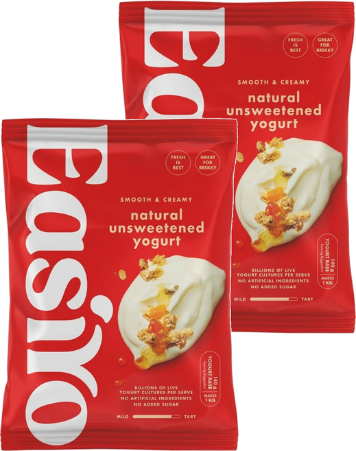 EasiYo 優格粉 原味, 140g, 1包, 2包
