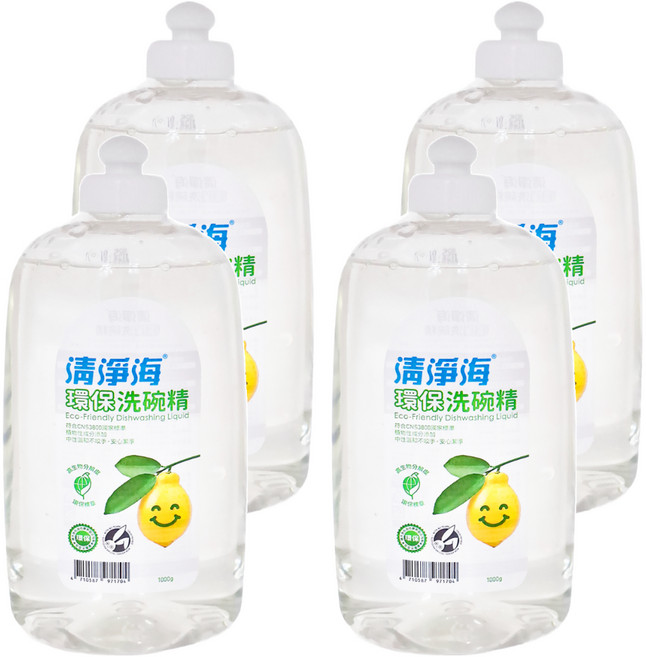 清淨海 環保洗碗精, 1kg, 4瓶