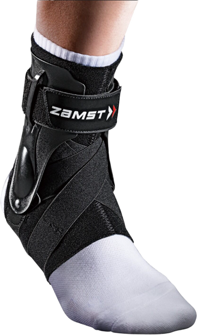 ZaMST 贊斯特 右腳踝護具 加強版, 黑色, 1個