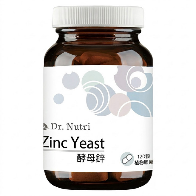 Dr. Nutri 芯漾生醫 酵母鋅膠囊, 390mg, 120顆, 1瓶