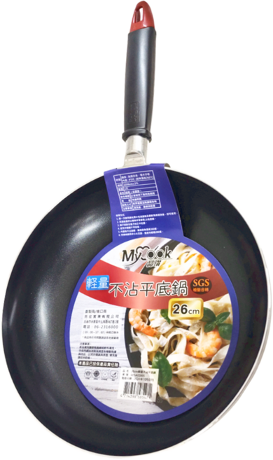My Cook 晶瓚 不沾平底鍋, 26cm, 1個