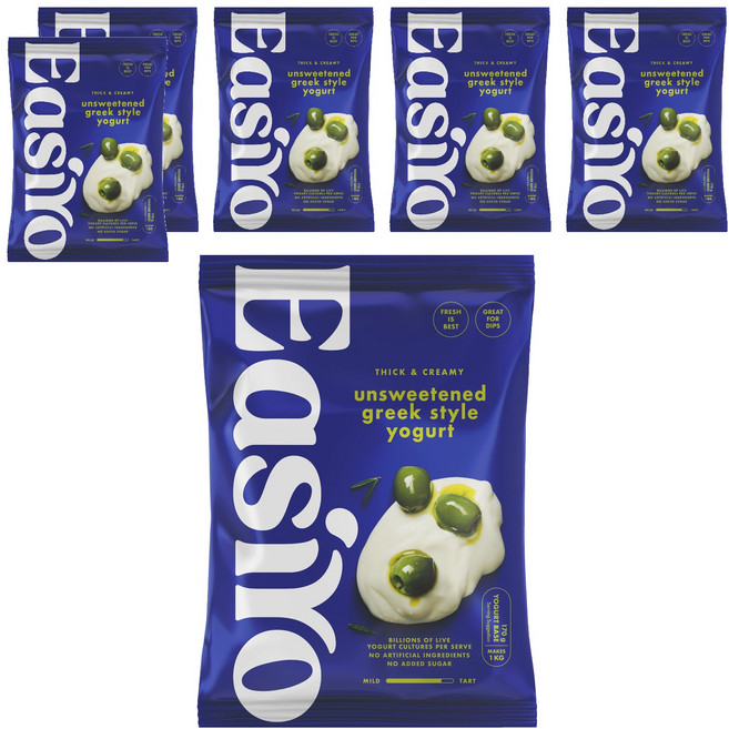 EasiYo 希臘式優格粉 原味, 170g, 1包, 6包