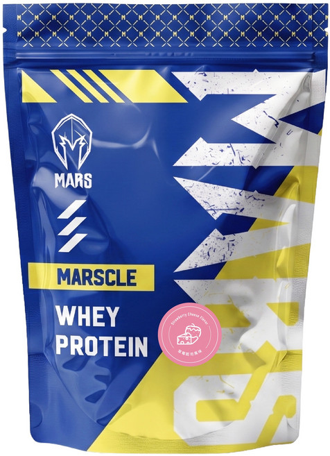 MARS 戰神 MARSCLE 濃縮乳清蛋白 草莓起司, 500g, 1袋