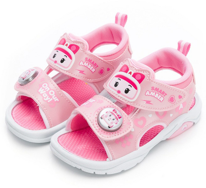 ROBOCAR POLI 波力 女童款電燈涼鞋 POKT54463