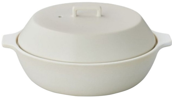 KINTO KAKOMI 陶瓷土鍋 1.2L, 220mm, 1個, 白色