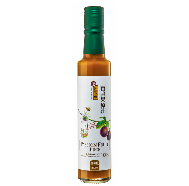 陳稼莊 百香果原汁 無加糖, 250ml, 1瓶