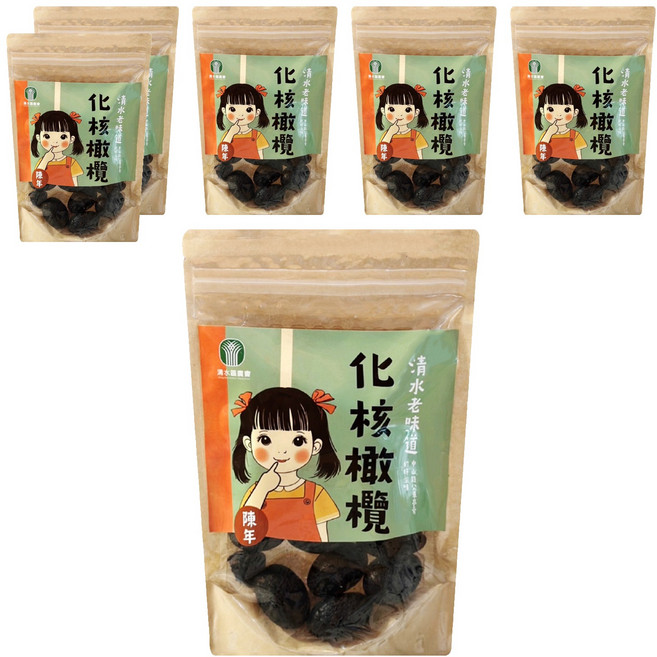 清水區農會 化核橄欖, 200g, 6個