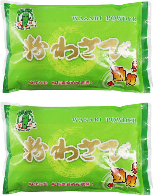 松井 勁辣山葵粉, 300g, 2包