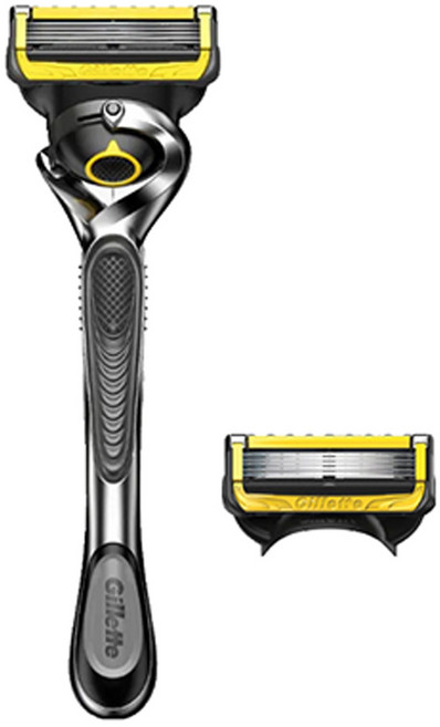 Gillette 吉列 Proshield 鋒護潤滑系列刮鬍刀 刀架+刀頭, 1組, 1組