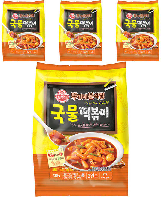 OTOKI 不倒翁 辣炒年糕湯料理包, 426g, 4包