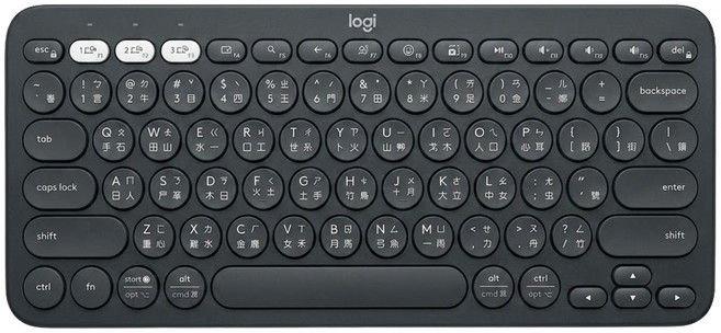logitech 羅技 K380S 跨平台 Wireless 鍵盤 石墨灰 可多重配對 製造商軸