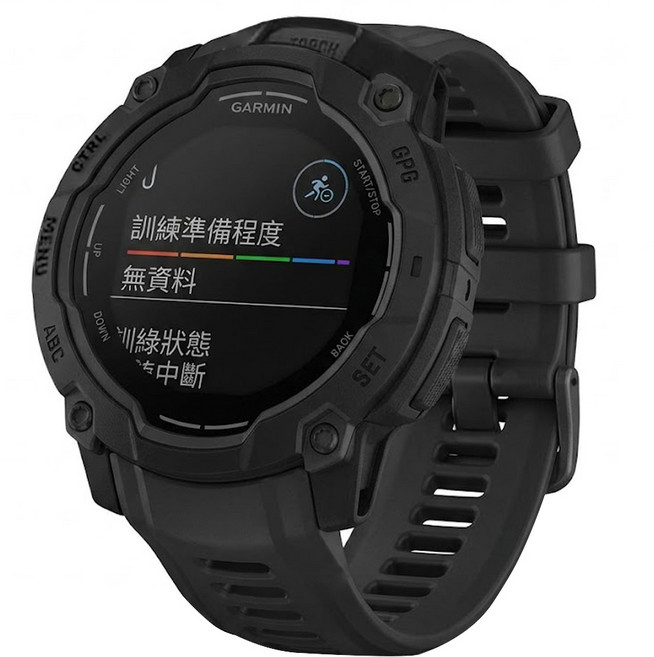 GARMIN Instinct 3 AMOLED 本我系列 GPS智慧腕錶 45mm, 極致黑, 1.2吋, GPS + 藍牙
