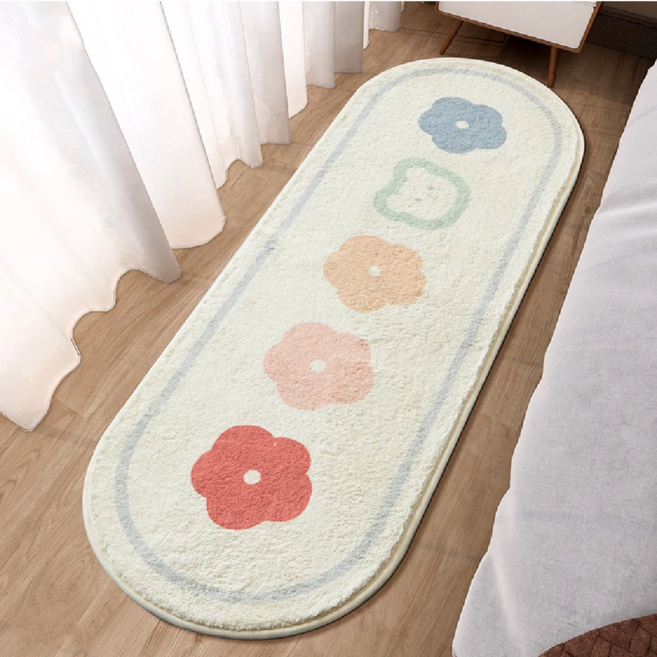 Arbor Home 喬木居家 可愛仿羊絨床邊地墊地毯