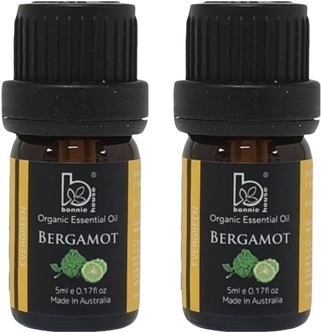 BONNIE HOUSE 植享家 有機佛手柑精油, 5ml, 2瓶