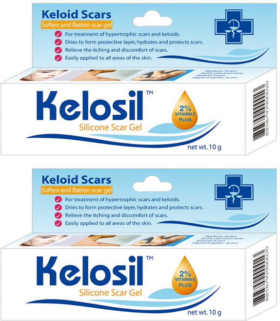 Kelosil 疤痕凝膠 10g, 2條