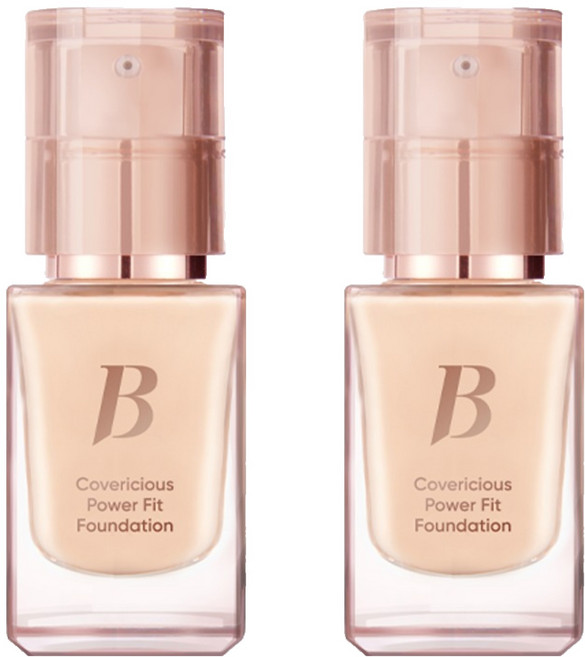 BANILA CO 芭妮蘭 Covericious 強力服貼粉底液 全新迷你版 14ml, 2個, 21 象牙白