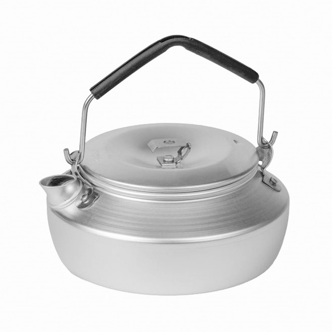 trangia 不鏽鋼螺帽 超輕鋁水壺, 銀色 + 黑色, 600ml, 1個