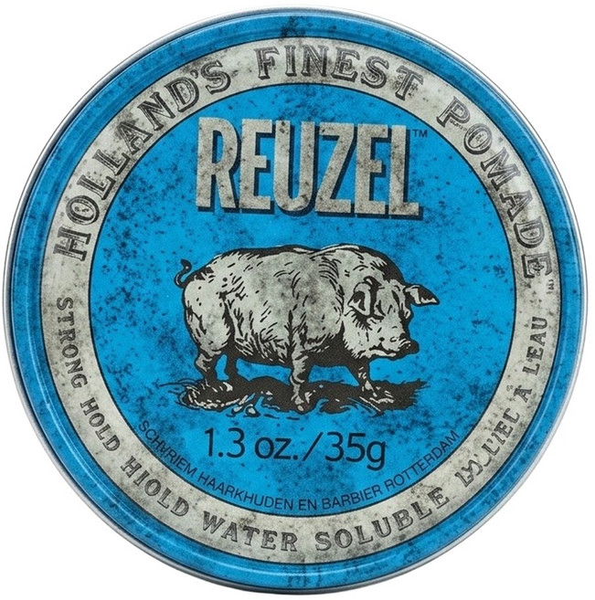 REUZEL 藍豬超強水性髮油 Blue Pomade, 35g, 1罐
