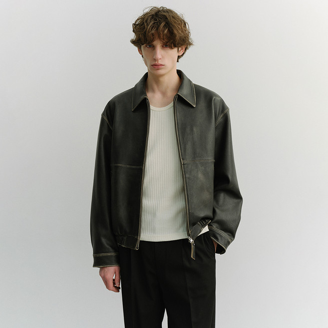 Dunst 男士 Drizzle Leather 夾克 UDJU6A105