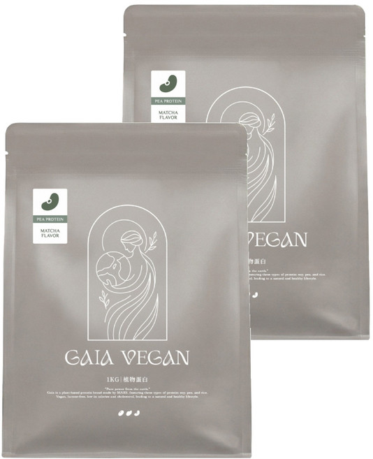 MARS 戰神 VEGAN 豌豆蛋白 京都抹茶風味, 1kg, 2袋