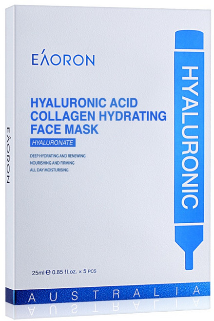 EAORON 保濕白面膜, 5片, 1盒