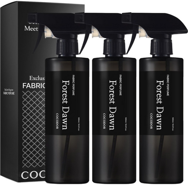 COCODOR 珂珂朵爾 織物香氛除臭劑 森林晨曦 正裝, 3個, 500ml