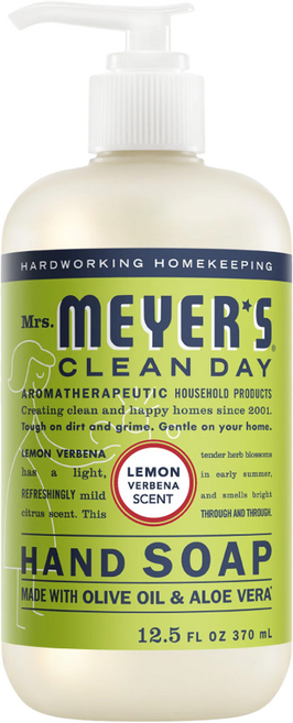 Mrs.MEYER'S 梅耶夫人 香氛洗手乳 檸檬馬鞭草, 370ml, 1瓶