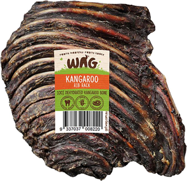WAG 天然澳 袋鼠肋排 犬用, 袋鼠, 150g, 1個