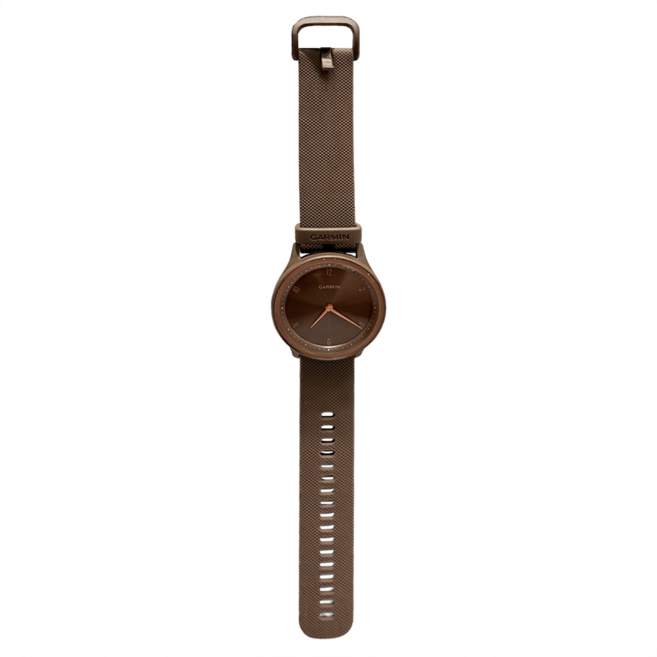 GARMIN VIVOMOVE SPORT 指針智慧腕錶, 古典棕, 1.5吋, GPS + 藍牙
