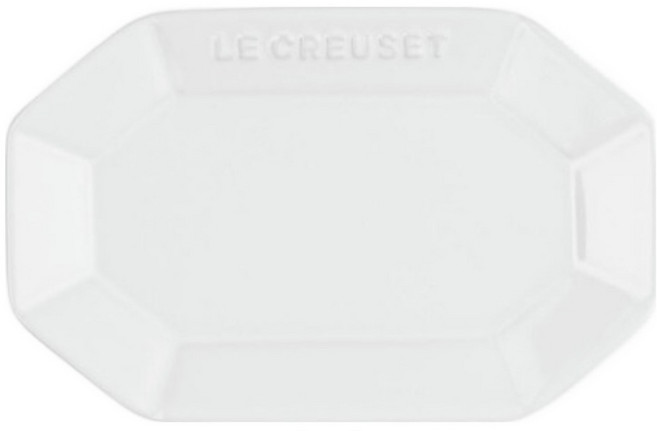 LE CREUSET 八角盤, 1個, 雪花白