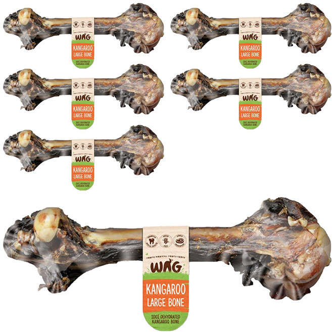 WAG 天然澳 袋鼠大腿骨, 170g, 6個