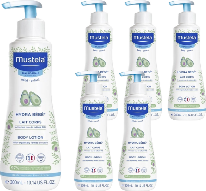 mustela 慕之恬廊 慕之幼 爽身潤膚乳, 300ml, 6瓶