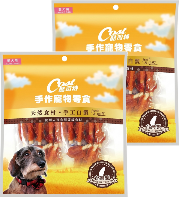 Cost 酷司特 2.5吋皮骨棒 18支入, 雞肉, 2袋
