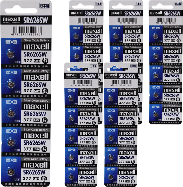 maxell 台灣公司貨 一次性鈕扣型氧化銀電池, 6組, 5顆