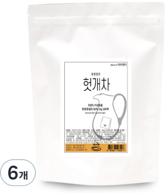 枳椇茶包, 10g, 30入, 6個