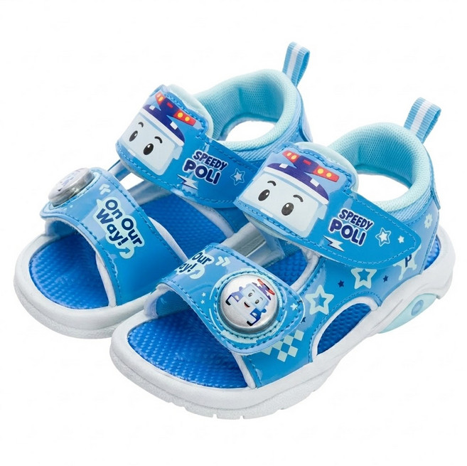 ROBOCAR POLI 波力 兒童款電燈涼鞋 POKT54466