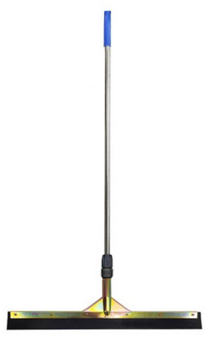 World Clean EVA橡膠推水器 含不鏽鋼桿 75cm, 銀色 + 藍色, 1支