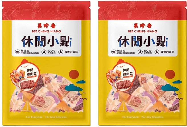 Bee Cheng Hiang 美珍香 休閒雞肉乾, 2個, 270g