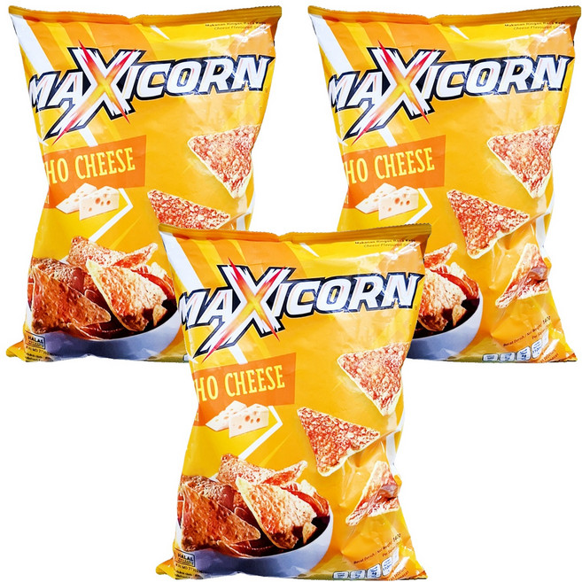 MAXICORN NACHO CHEESE 起司風味脆片, 140g, 3包