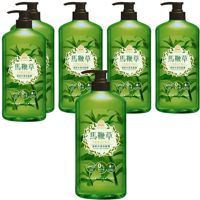 美吾髮 清新水漾洗髮露 馬鞭草, 6瓶, 700ml