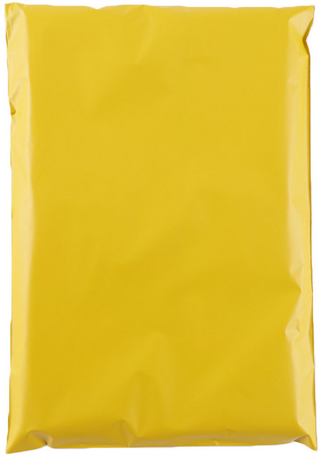Wonpojang Industry HDPE 亮黃色快遞袋, 50個