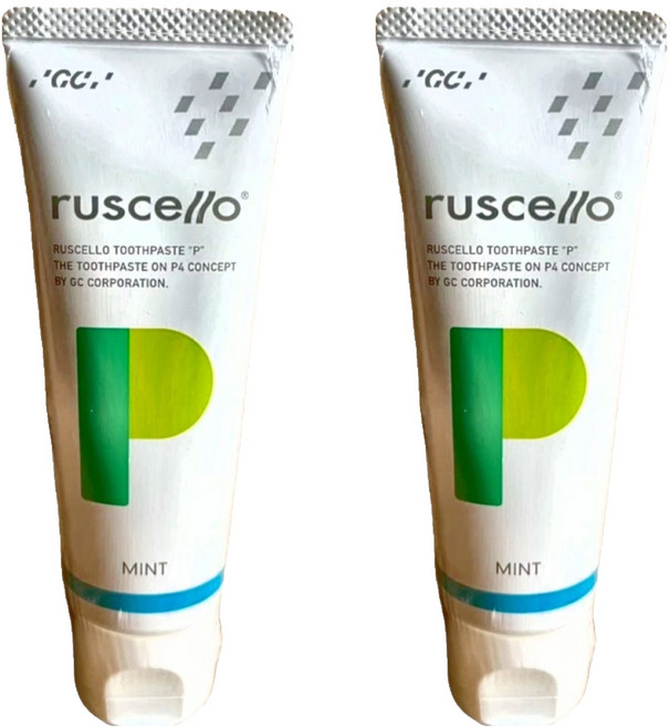 藍標日本GC Ruscello P預防型薄荷牙膏, 70g, 2條