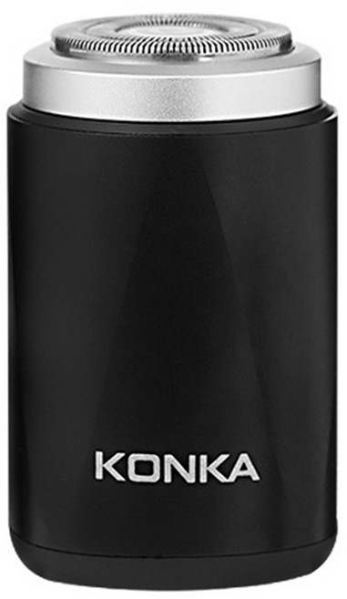 KONKA 康佳 旋轉式 電動刮鬍刀 菱形磨砂 IPX6防水 黑色 KTXD-1308-T