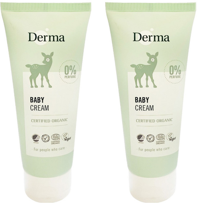 Derma 寶寶有機滋潤護膚霜, 2個, 100ml